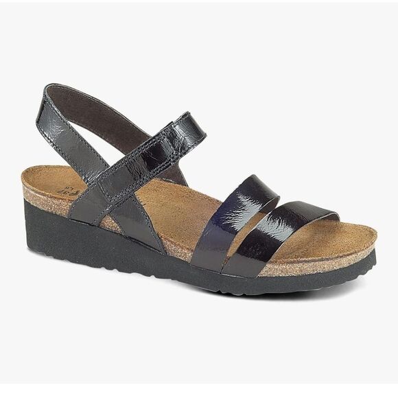 NAOT Footwear Arch Support Women's Kayla Sandal In Black Size 7/7.5 - Picture 1 of 10